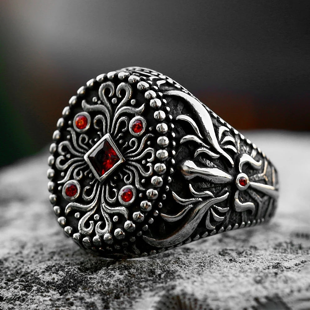 Fashion 316L Stainless Steel Simple Rings For Men Women Punk Hip Hop Square Band Flat Top Signet Ring Charm Party Jewelry Gifts