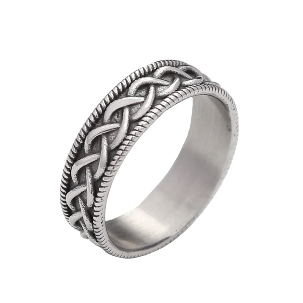 Fashion 316L Stainless Steel Simple Rings For Men Women Punk Hip Hop Square Band Flat Top Signet Ring Charm Party Jewelry Gifts