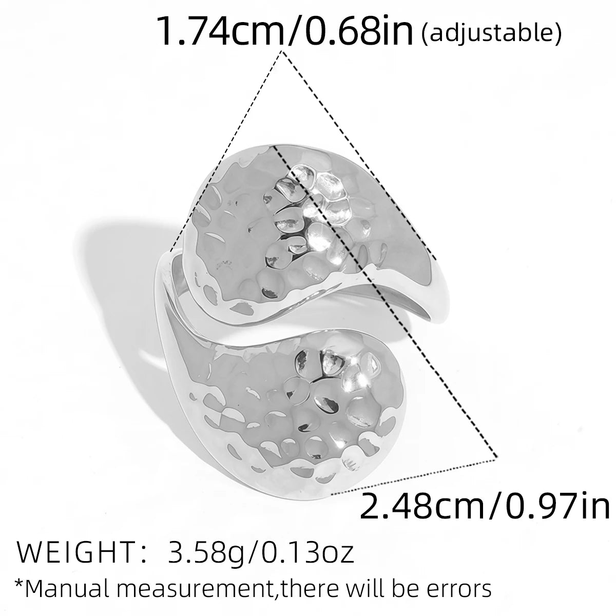 316L Ladies Geometry Design Stainless Steel Rings 18K Gold Plated Waterproof Quality Jewelry For Daily Wear Vacation Seaside Etc