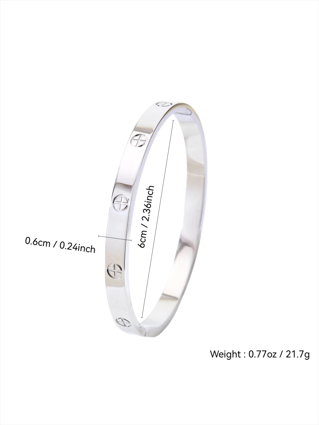 A 1-piece 18K gold-plated stainless steel ladies' gold bracelet, a durable and fashionable jewelry accessory suitable for daily