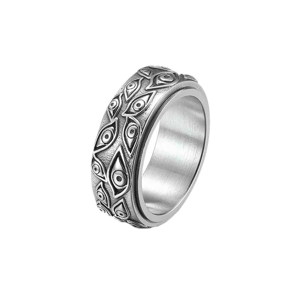 Fashion 316L Stainless Steel Simple Rings For Men Women Punk Hip Hop Square Band Flat Top Signet Ring Charm Party Jewelry Gifts