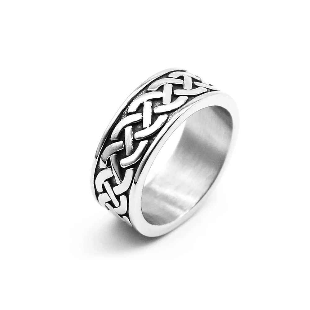 Fashion 316L Stainless Steel Simple Rings For Men Women Punk Hip Hop Square Band Flat Top Signet Ring Charm Party Jewelry Gifts
