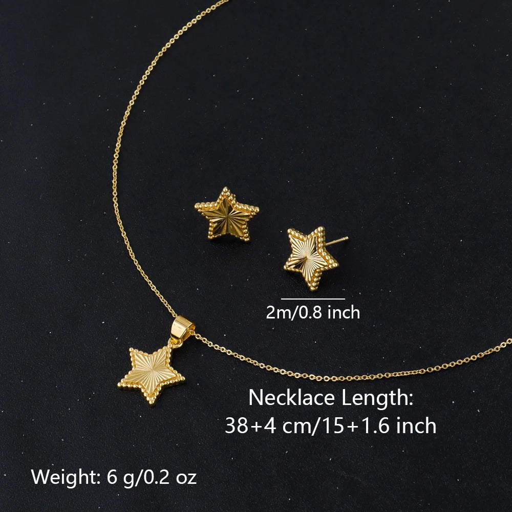 316L Stainless Steel Pendant Necklace18K Gold Plated Fashion Jewelry Individualistic Waterproof Holiday Jewelry Accessories