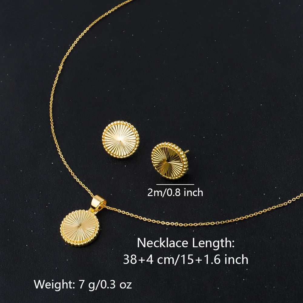 316L Stainless Steel Pendant Necklace18K Gold Plated Fashion Jewelry Individualistic Waterproof Holiday Jewelry Accessories