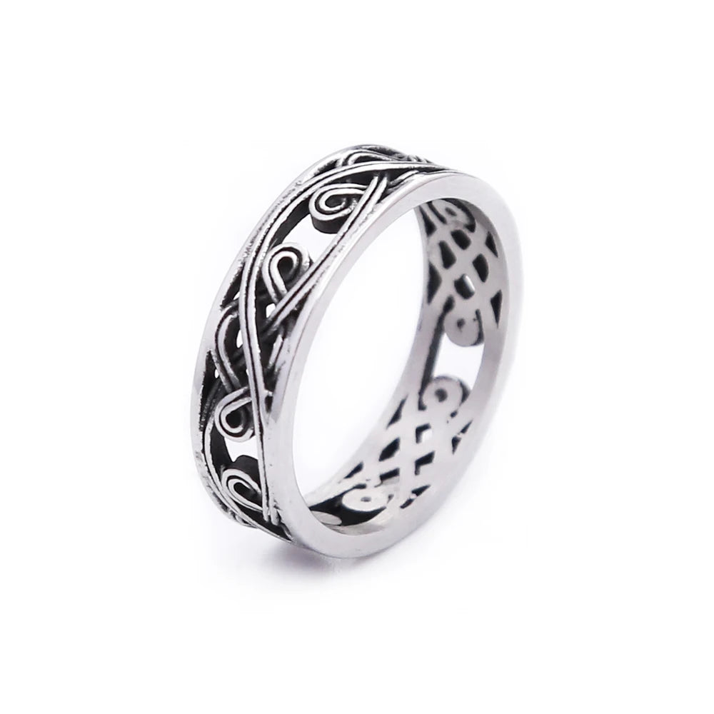 Fashion 316L Stainless Steel Simple Rings For Men Women Punk Hip Hop Square Band Flat Top Signet Ring Charm Party Jewelry Gifts