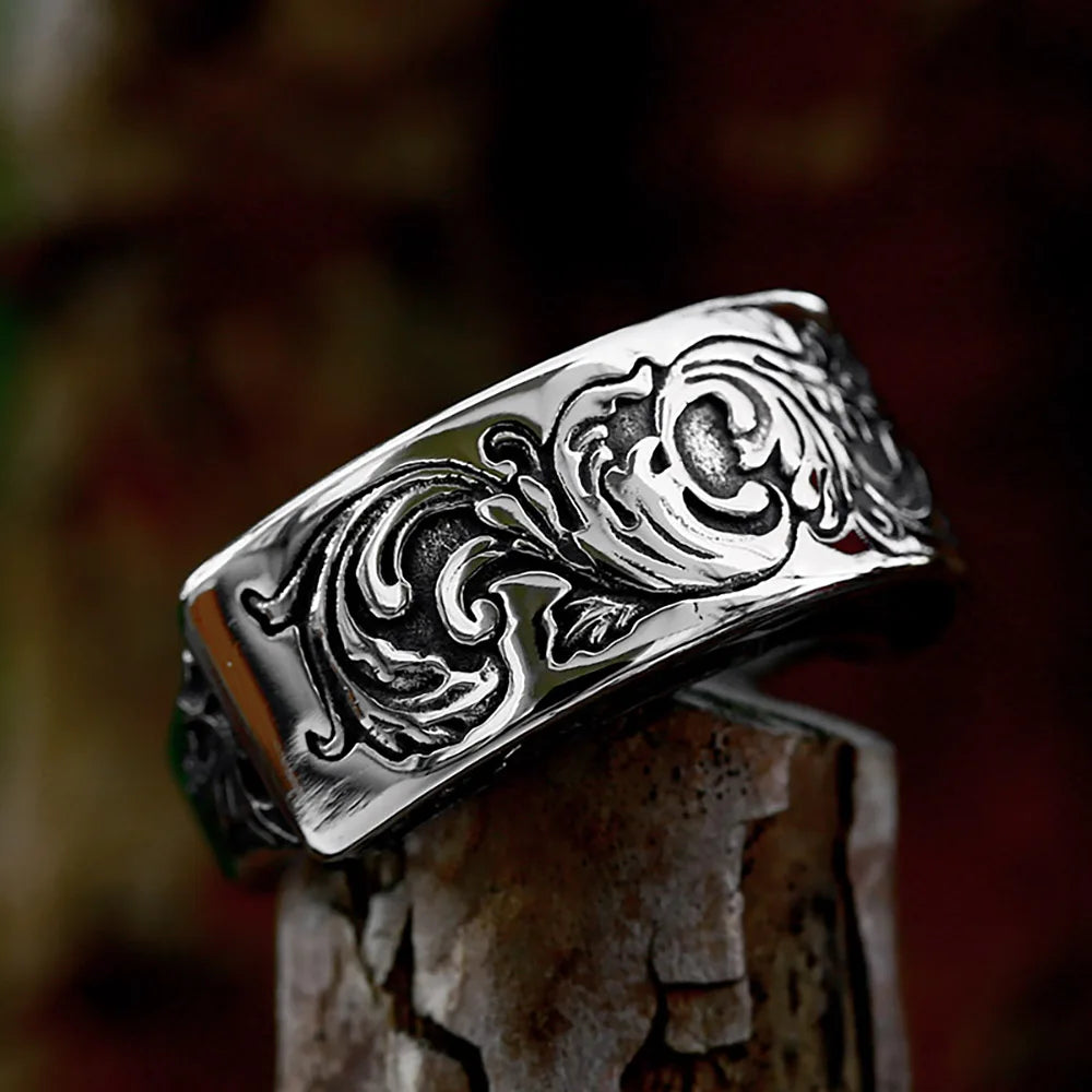 Fashion 316L Stainless Steel Simple Rings For Men Women Punk Hip Hop Square Band Flat Top Signet Ring Charm Party Jewelry Gifts