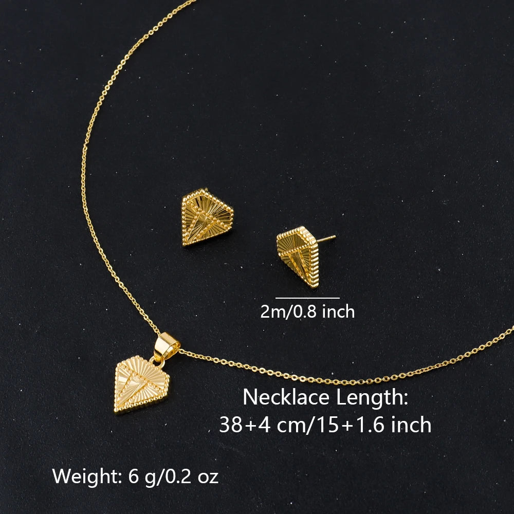 316L Stainless Steel Pendant Necklace18K Gold Plated Fashion Jewelry Individualistic Waterproof Holiday Jewelry Accessories
