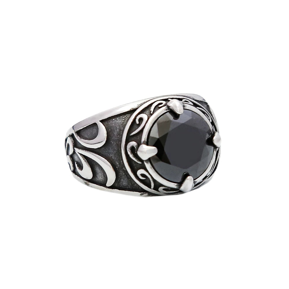Fashion 316L Stainless Steel Simple Rings For Men Women Punk Hip Hop Square Band Flat Top Signet Ring Charm Party Jewelry Gifts